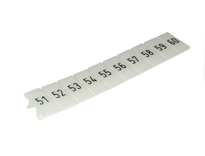 51-60 HORIZONTAL TERMINAL NUMBERS ZB6-10P-19-17A(H)