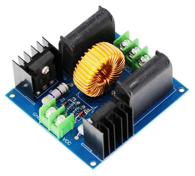 TESLA COIL DRIVER BOARD I=12V-30V 10A 74x77mm ZVS-XX