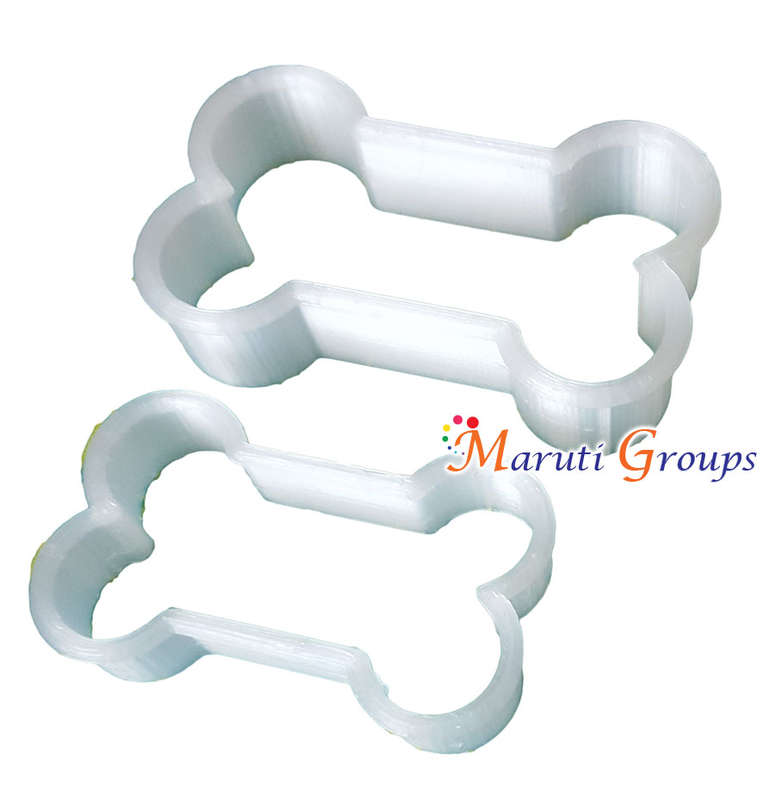 2pc Dog Bone cookie cutter