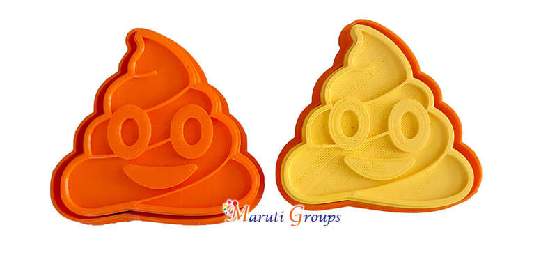 Emoji Poop cookie & press cutter