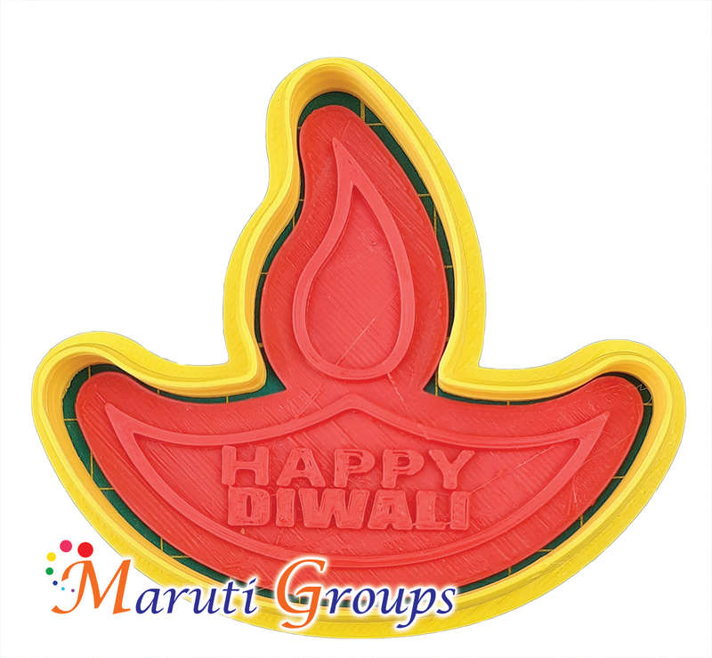 Happy Diwali Cookie cutter - Lamp