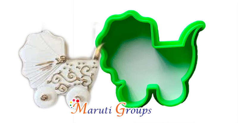 Baby Clothes Pram Outline Cookie Cutter