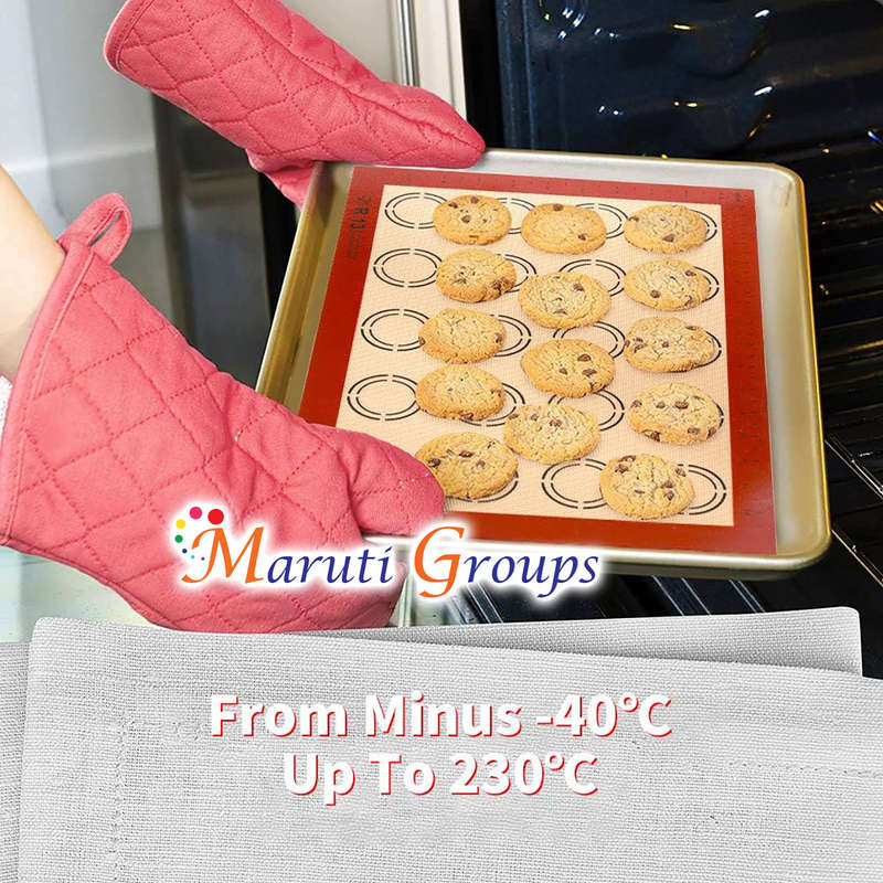 Silicone Baking Mats, Non Stick Macaroon Baking Mat, Perfect Silicone Liner for Making Macarons, Pas