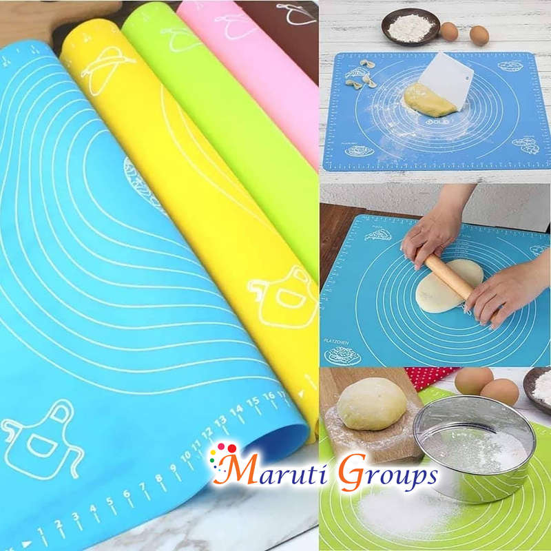 Silicone Baking Mat with Measurements, Pastry Rolling Mat, Cooking Mat Professional Non Stick Liner