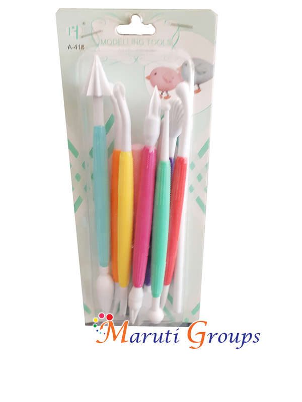 8pcs Fondant Modeling Tools Set Gum Paste for Cake Decorating - Baking tool