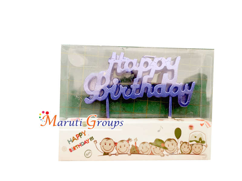 Happy Birthday Candles for Cake Decorating