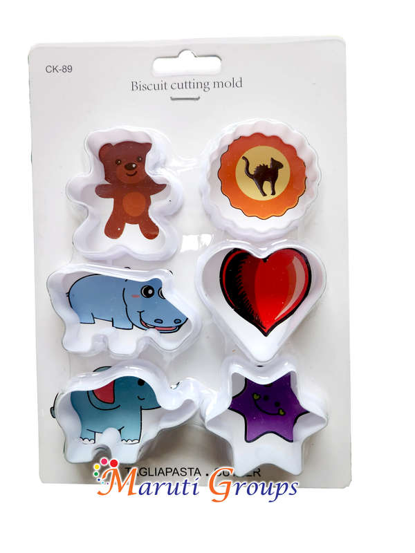 Bear, Elephant ,Heart & Star Cookie Cutter Set - Mix Shape