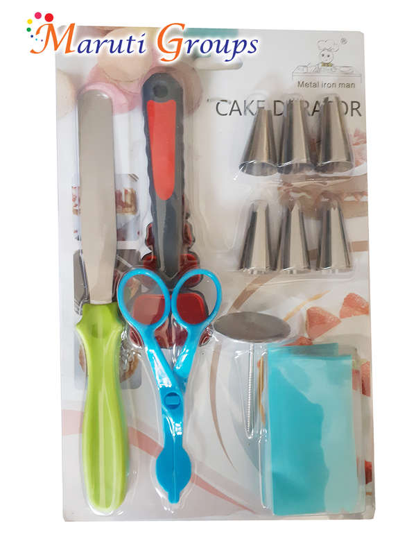 12pc Baking Nozzle Set plus pipping bag