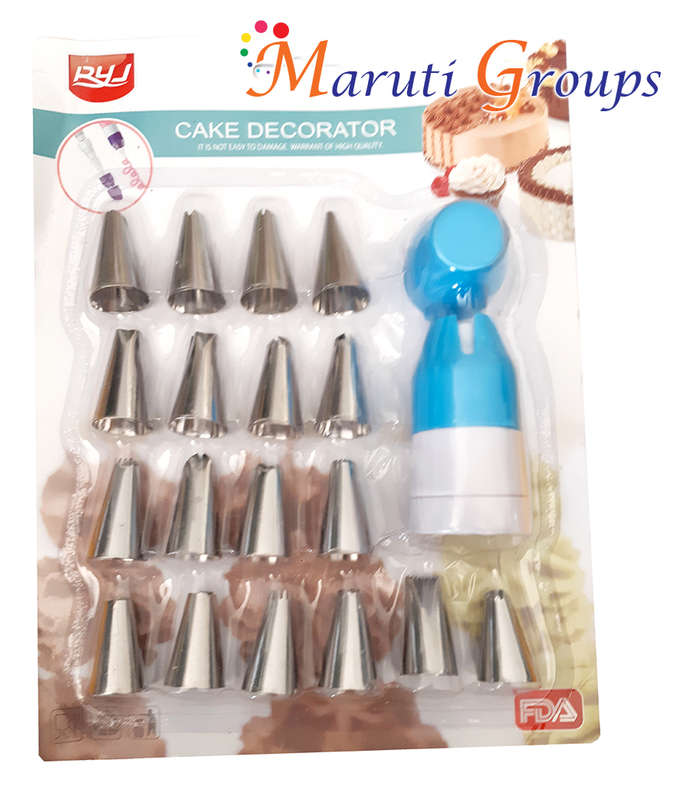 19pc Plastic coupler Plus stainless steel nozzle set