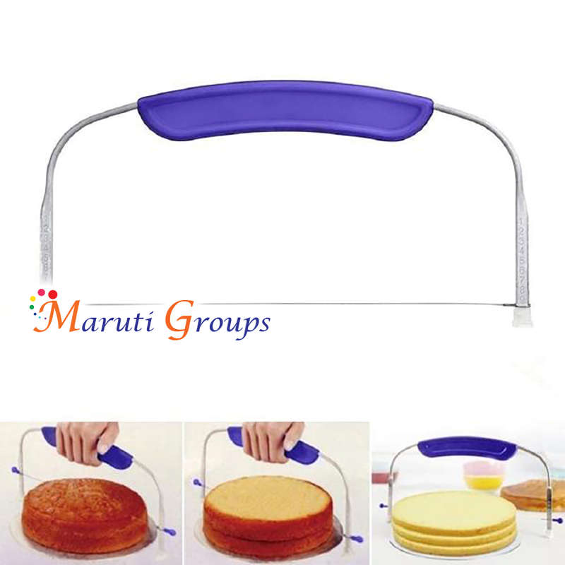 Adjustable Cake Slicer Cutter and Leveler Divider  - Stainless Steel