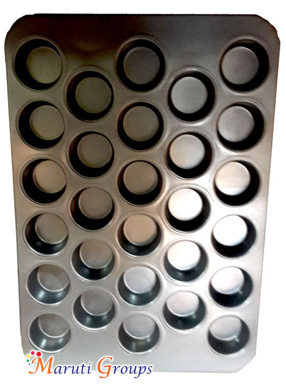 Muffin/Cup Cake pan 28 Cup Mini 41x29x3cm Non-Stick / Baking Tray / Pan for Cake Decorating - Baking