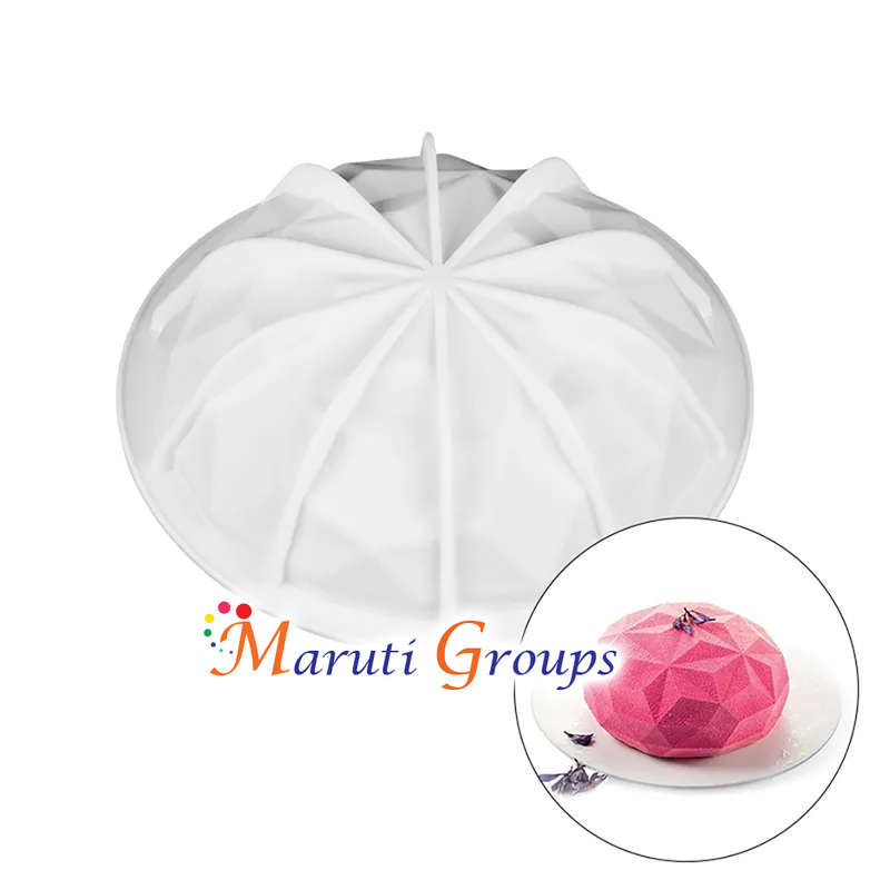 Silicone Geo Dome Mould Large / GEOD ROUND CAKE MOULD