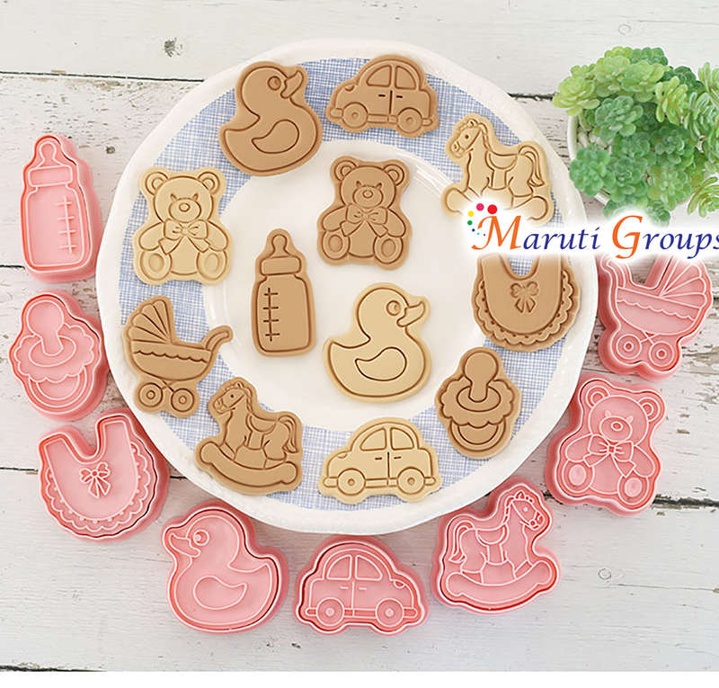 Baby shower Cookie and Press Cutter
