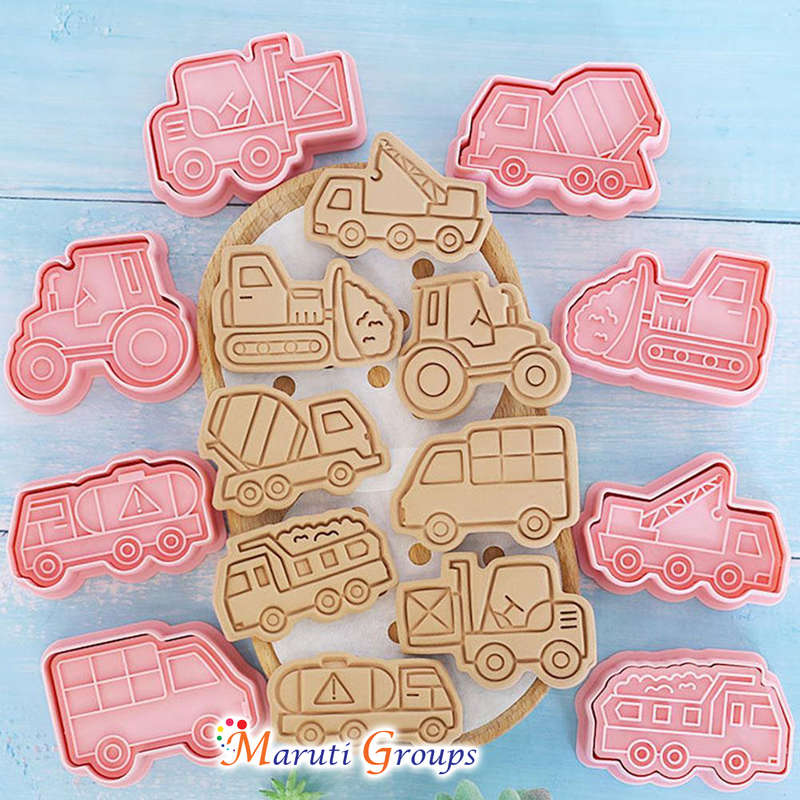 Construction Cookie and Press Cutter
