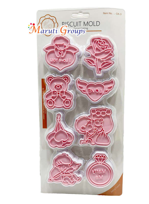 Valentine's day / Love /  Wedding / Bride & Groom Cookie and Press Cutter