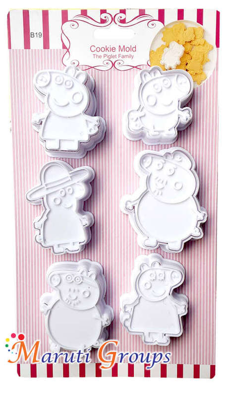 Peppa Pig Cookie and Press Cutter