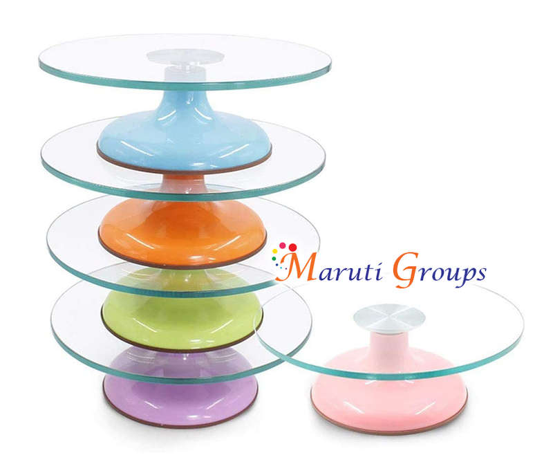 Glass Turntable for Cake Decorating