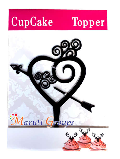 Heart Cake Topper for cake decorating