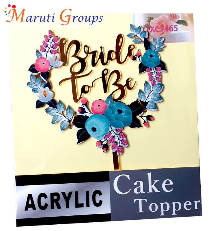 Bride to be Cake Topper for cake decorating