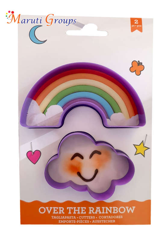 Cloud & Rainbow Cookie Cutter