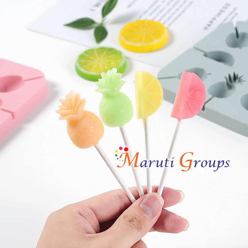 Fruit Lollipop Silicone Mold DIY