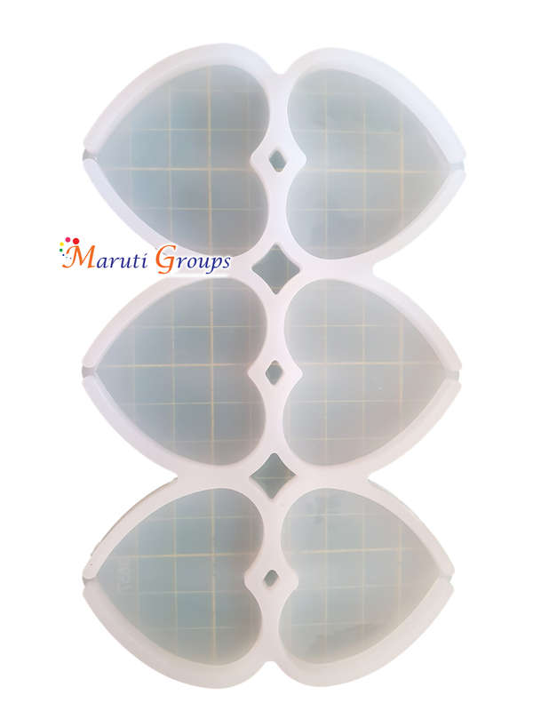 Heart Lollipop silicone mould
