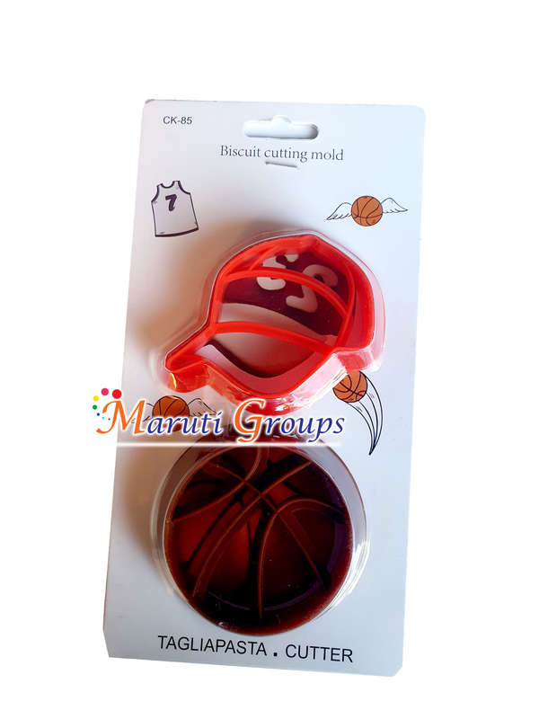 Cap & Basketball Cookie cutter set