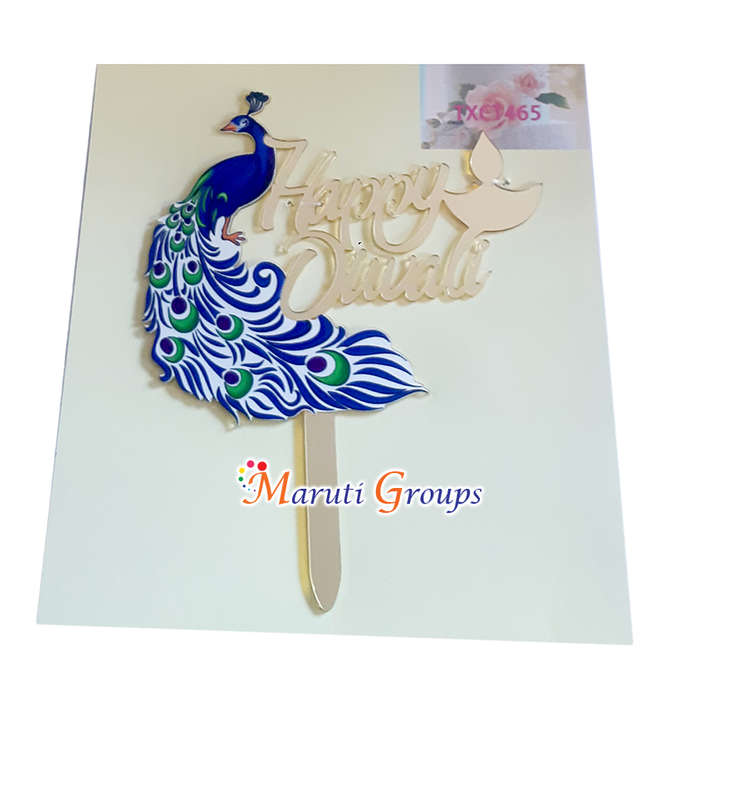 Happy Diwali Cake Topper for cake decorating