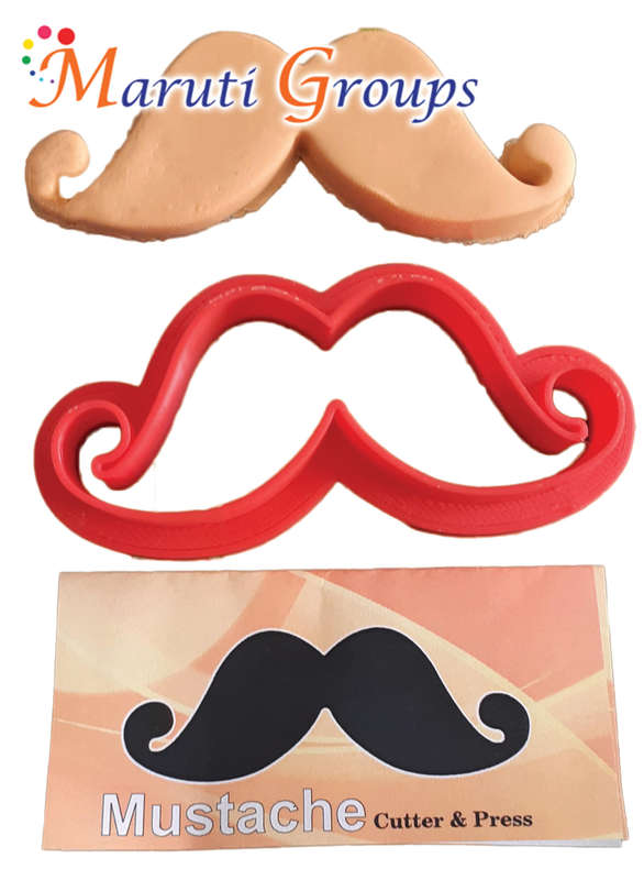 Mustache cookie cutter