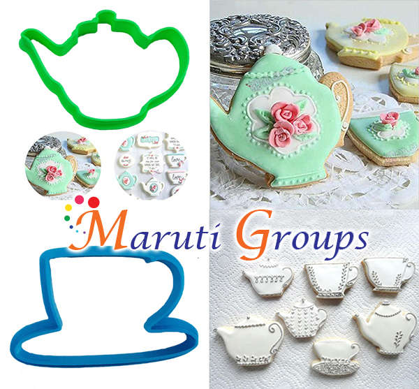 1pc Teapot And Teacup cookie cutter