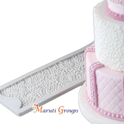 Pearl Border Silicone Lace Mat / Mould