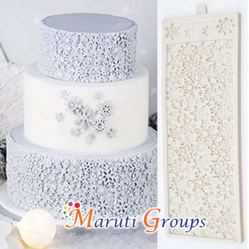 Big Snowflake Silicone Lace Mat / Silicone Mould