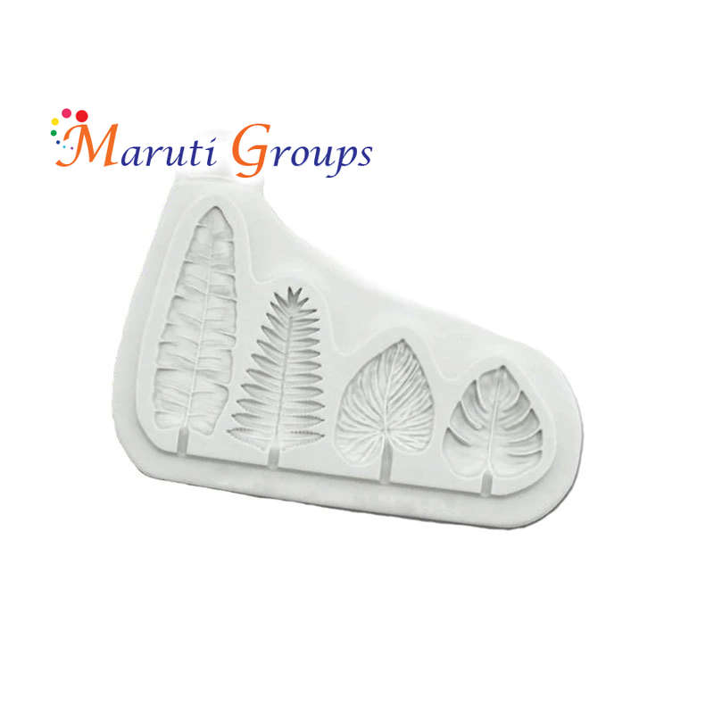 Safari Animals Moulds - Mini Jungle Leaves Silicone Mould