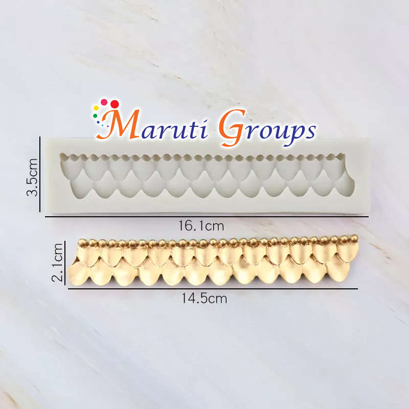 Frill Pearl Silicone Mould