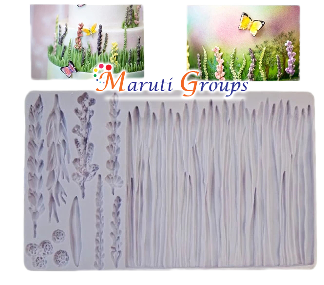 Wild Meadow / Garden Grass Silicone Mould