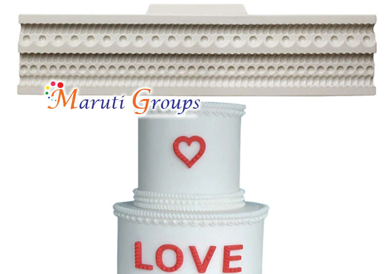 Rope & Pearl  Silicone Mould