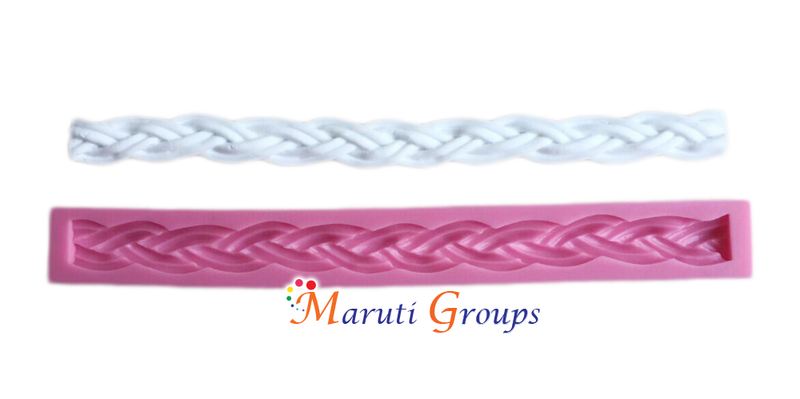 Long Braid Rope Silicone Mould