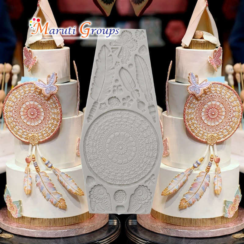 Feather Dreamcatcher Silicone Mould