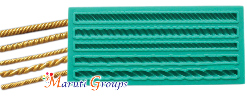 Assorted Mini Rope Silicone Mould