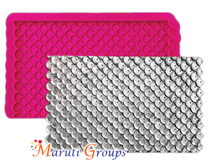 Symmetrical Sequin Silicone Mould
