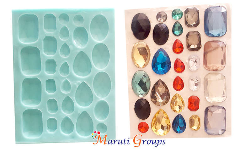 Gems Silicone Mould