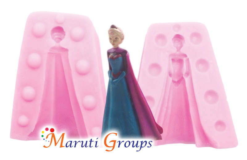 3D Frozen Elsa- Full Body Silicone Mould
