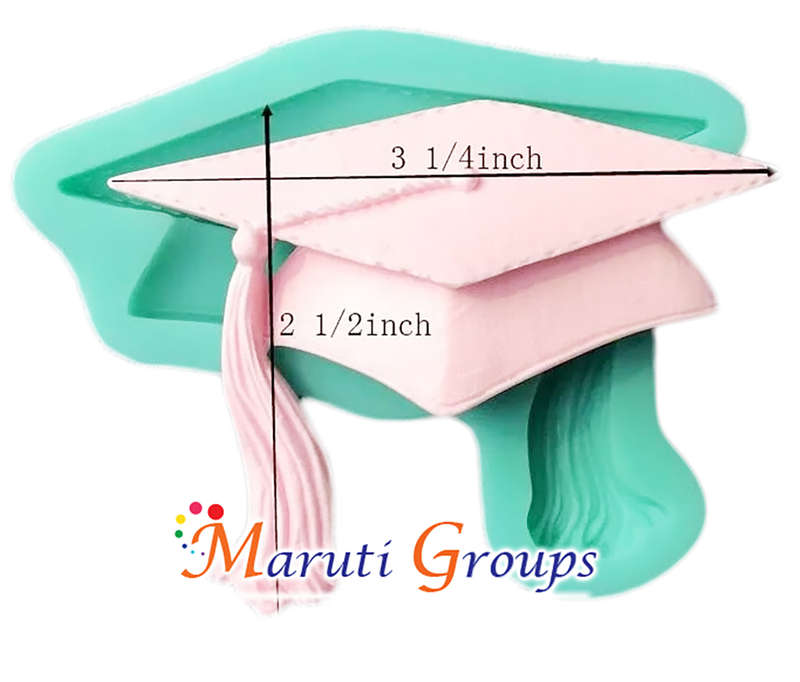 Graduation Hat Silicone Mould