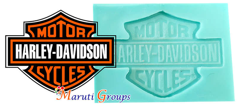Harley Davidson - Motor Cycles Logo Silicone Mould