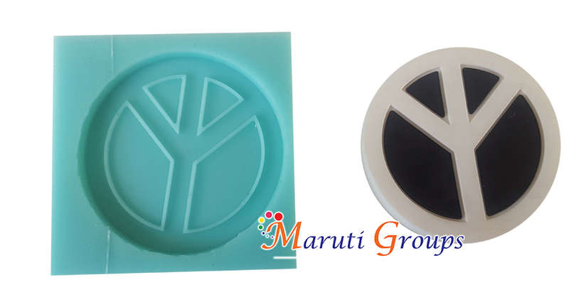 Peace Sign Silicone Mould