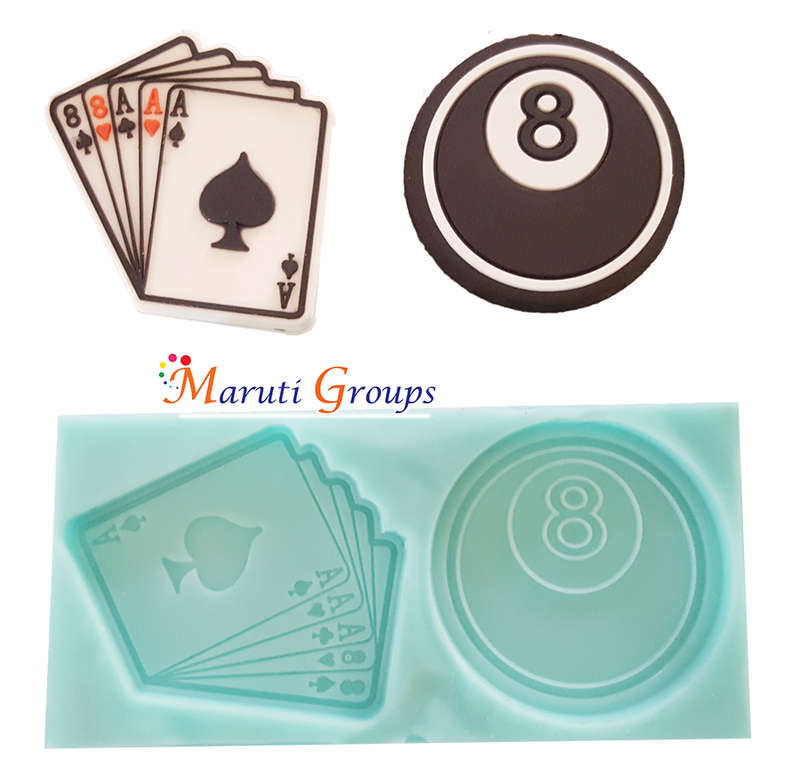 Poker & Pool Ball Silicone Mould