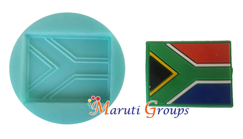 South African Flag Silicone Mould