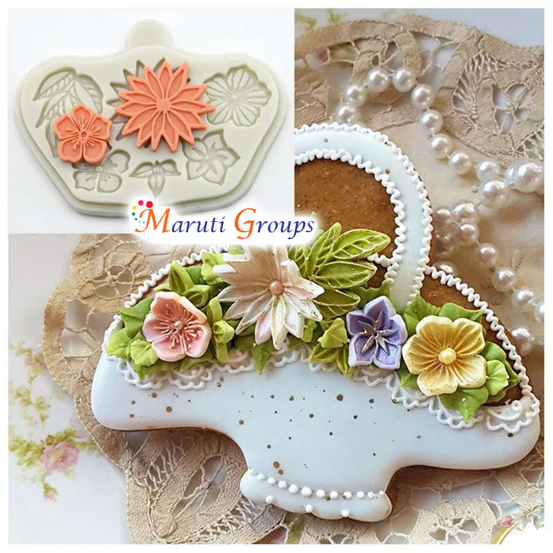 Stylised Flower Silicone Mould