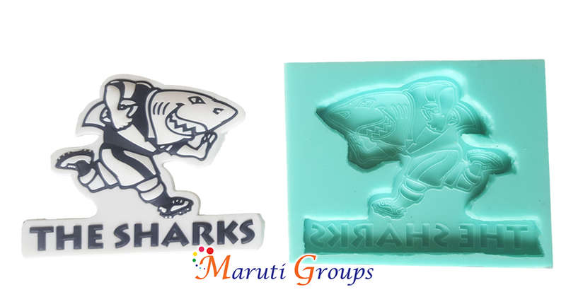 Sharks -Rugby Logo Silicone Mould