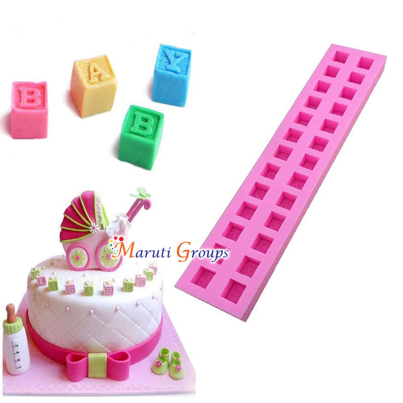 ABC/ Alphabet Blocks Silicone Mould